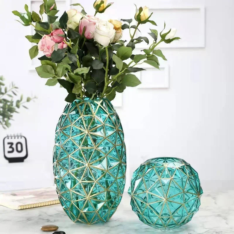 Vase en cristal moderne